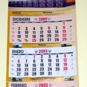 Diseño de calendario para la empresa Hispalcargo, Sevilla