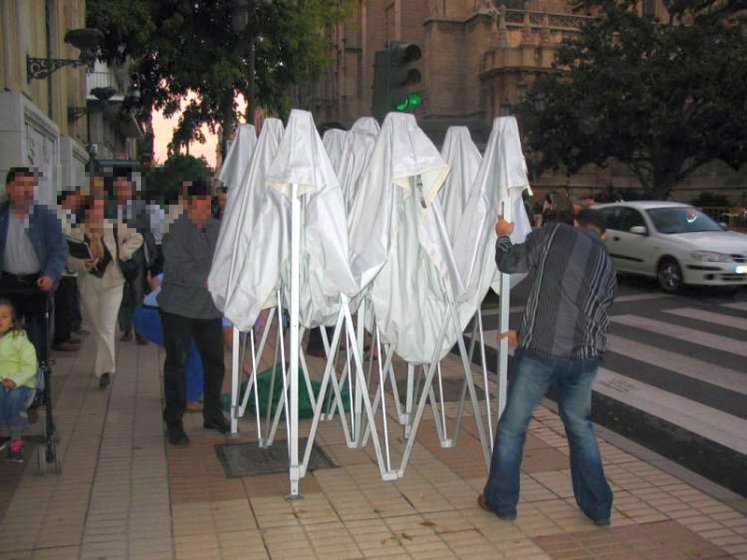 Carpa Plegable. Paso 2 Sevilla