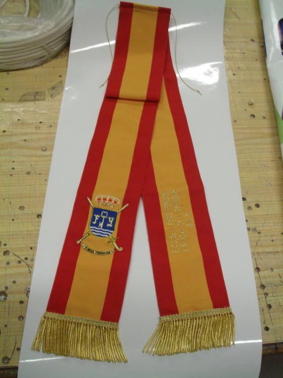 Corbata para estandarte personalizada