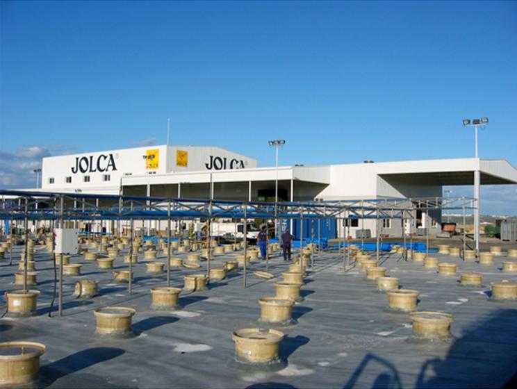 Rotulación en vinilo de fachada de Jolca Sevilla