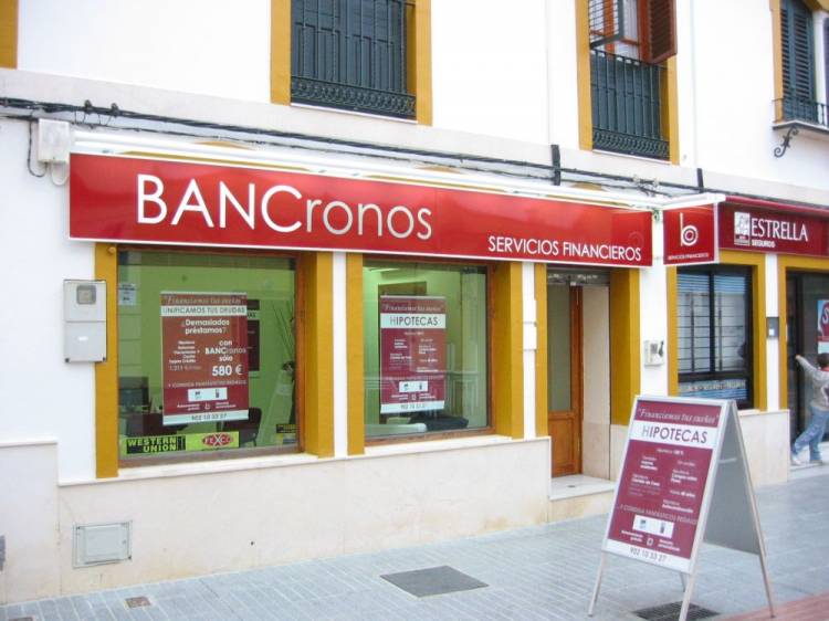 Rótulo luminoso. Bancronos Dos Hermanas Sevilla