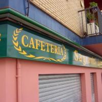 Rótulo cartel luminoso Luminaria de Cafetería Sagrario Dos Hermanas Sevilla