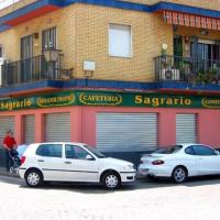 Rótulo cartel luminoso Luminaria de Cafetería Sagrario Dos Hermanas Sevilla