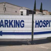Lonas indicadoras parking, Hotel Palmera Sevilla