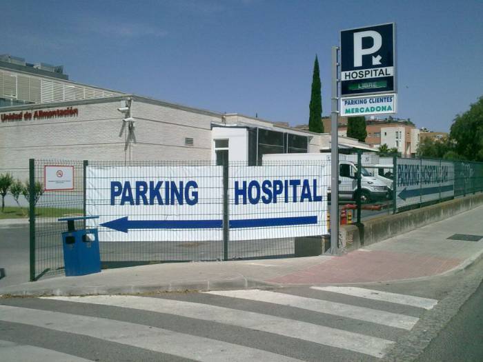 Lonas indicadoras parking, Hotel Palmera Sevilla