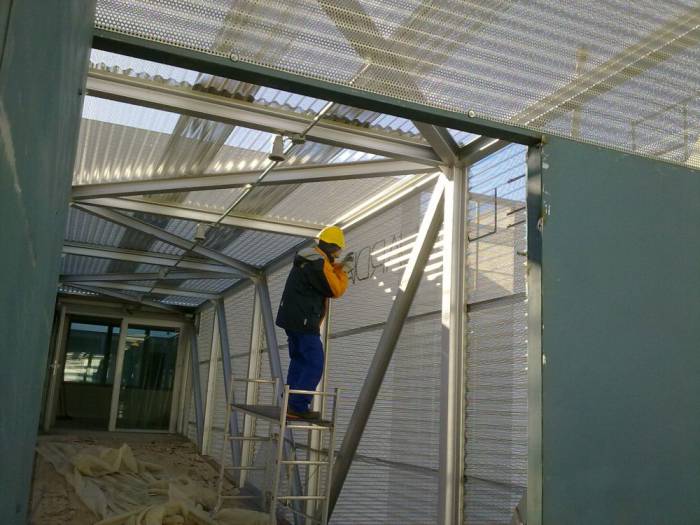 Rótulo letras recortadas. Casa Cuartel de la Guardia Civil de Aracena Huelva