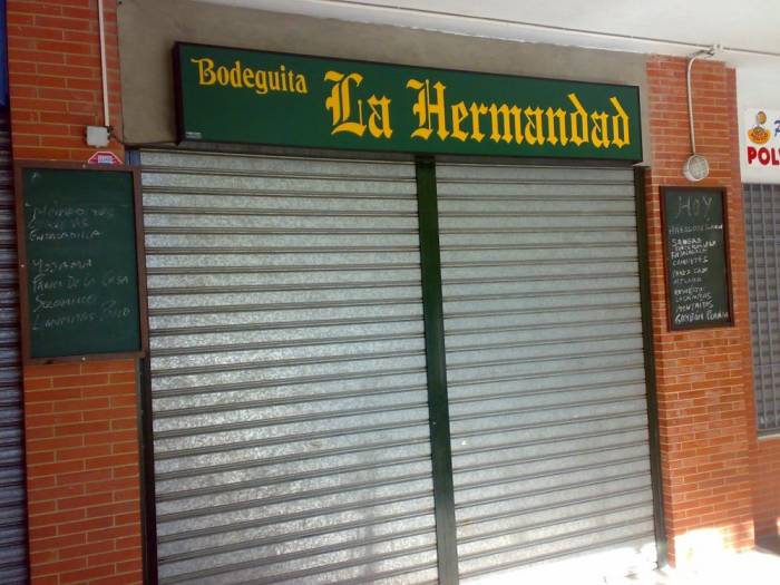 Rótulo luminoso. Bodeguita la Hermanadad Sevilla