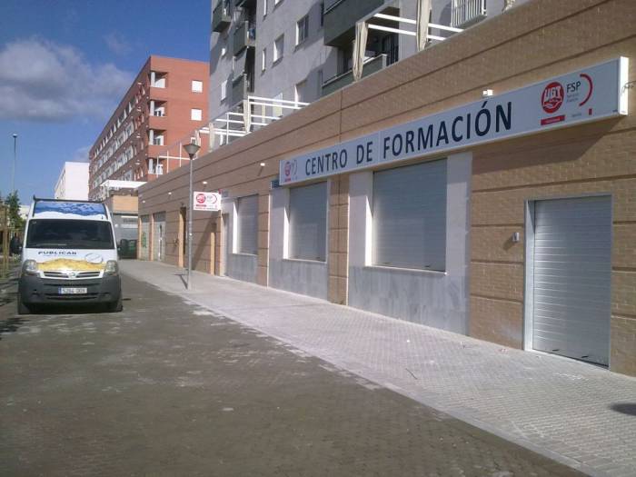 Rótulo luminoso. Centro de formación UGT San Jerónimo Sevilla, Realizado para TGM