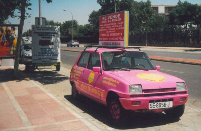 Servicio de banderola de 1 cliente año 1999