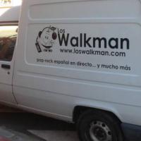 Rotulación de furgoneta en vinilo de corte. Walkman Dos Hermanas Sevilla