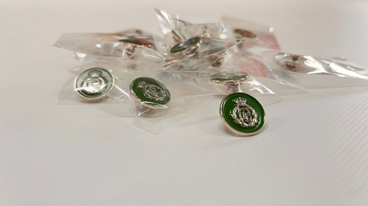 Pin met&aacute;lico en  3D para El Palacio de San Telmo, Junta de Andaluc&iacute;a, Sevilla.