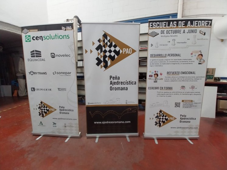 Roll up para nuestro cliente Cens Cuadros El&eacute;ctricos Nazarenos en Dos Hermanas, Sevilla.
