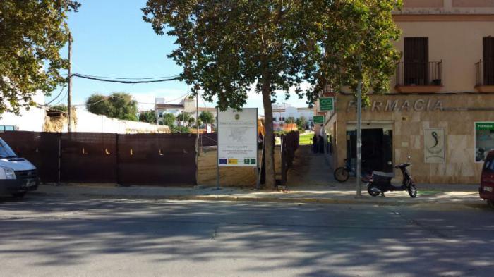 Valla publicitaria o cartelera, así como cartel de obra  panelable y rotulada con vinilo. Consurso para el Programa de Fomento Agrario del Ayuntamiento de Utrera Sevilla