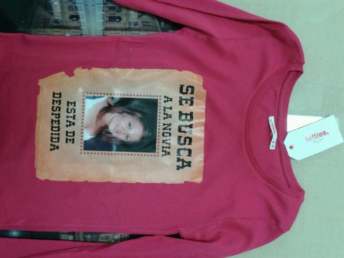 Camiseta en Transfer Textil. Despedidda de solteras/os