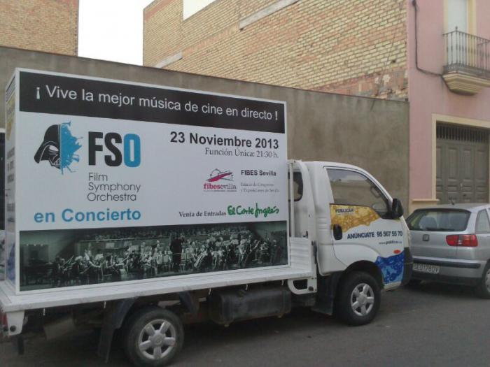 Campa&ntilde;a m&oacute;vil para concierto en Palacios de Congresos y Exposiciones de Sevilla