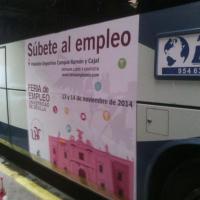 Rotulación autobús Campaña de la Universidad de Sevilla.