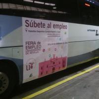 Rotulación autobús Campaña de la Universidad de Sevilla.