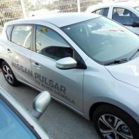 Rotulación en vinilo de corte Nissan Vanauto Sevilla