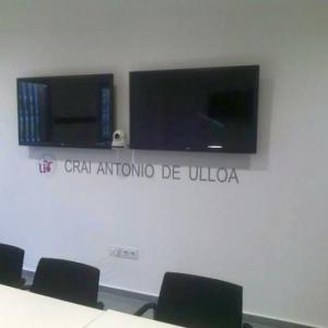 Rotulación de vinilos en Edifico CRAI en Reina Mercedes, Universidad de Sevilla