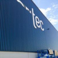Sofitec Airbus Militari Sevilla Fabricaci&oacute;n y Montaje de letras corp&oacute;reas lacadas para Sofitec en Sevilla