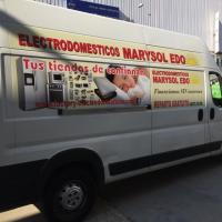 Electrodomésticos Marysol Dos Hermanas Sevilla. Rotulación en vinilo polimérico laminado.