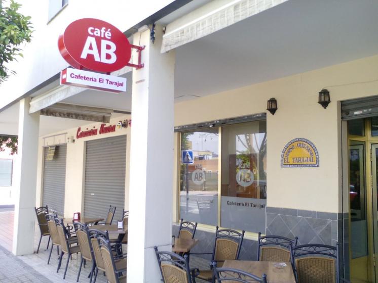 Rótulo luminoso Banderola. Café AB, Sevillana de Café