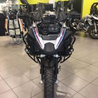 Rotulación de BMW GS 1200 en vinilo fundido impreso y laminado. Trabajo para Todomoto Sevilla