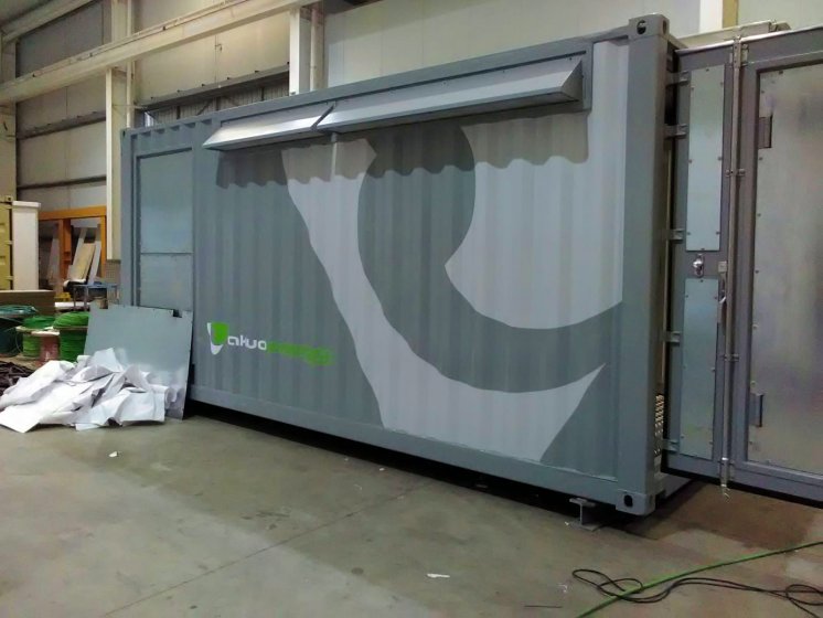 Rotulación en vinilo especial para contenedores container, fabricados por Proinsener Sevilla.