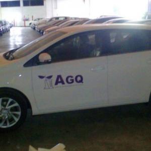 Rotulación de coche en vinilo. AGQ Sevilla