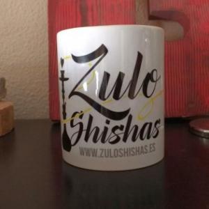 Taza grabada en sublimación. Zulo Shishas Dos Hermanas Sevilla.