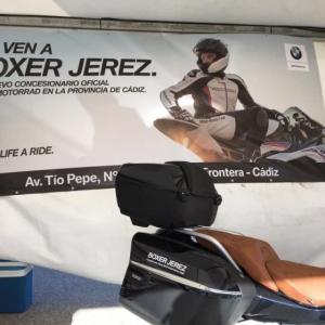 Lonas publicitarias en impresión digital para Boxer Jerez, BMW Motorrad en Jerez de la Frontera Cádiz.