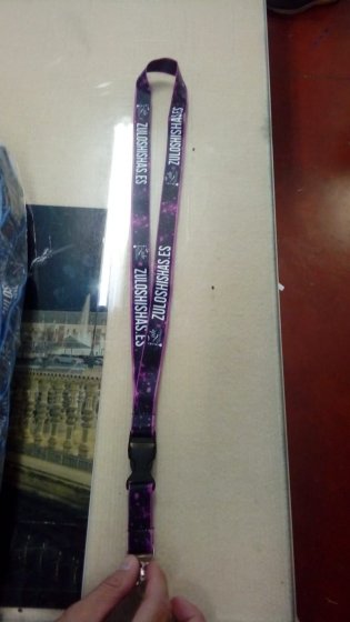 Lanyard personalizados en sublimación. Zulo shisshas. Dos Hermanas Sevilla.