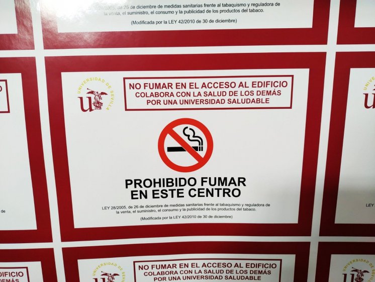 Cartelería en impresión digital homologados para la Universidad de Sevilla.