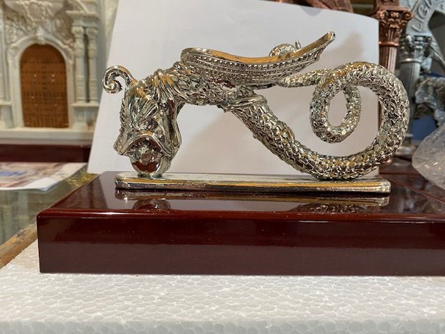 Regalo trofeo, Llamador con baño de plata de Ley. Cuartel General de la Fuerza Terrestre ( Futer ) de Sevilla.