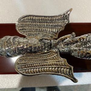 Regalo trofeo, Llamador con baño de plata de Ley. Cuartel General de la Fuerza Terrestre ( Futer ) de Sevilla.