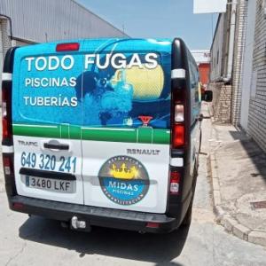 Rotulación de coche con vinilos fundidos. Todo Gas Sevilla.