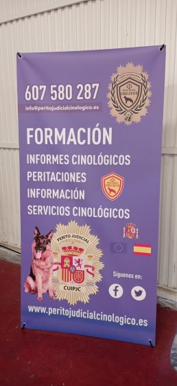 Enara para la escuela de Peritos Judiciales Cinológicos de Sevilla.