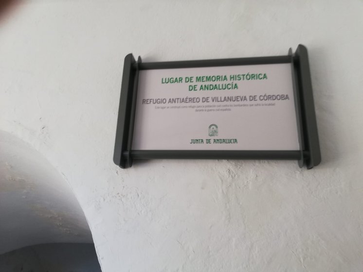 Rótulo Cartel Homologado Memoria Histórica. Junta de Andalucía. Sevilla 