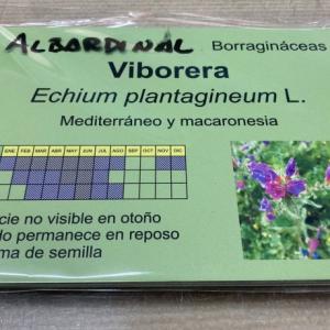 Cartel en aluminio impreso y lacado para jardines botánicos de la Junta de Andalucía.