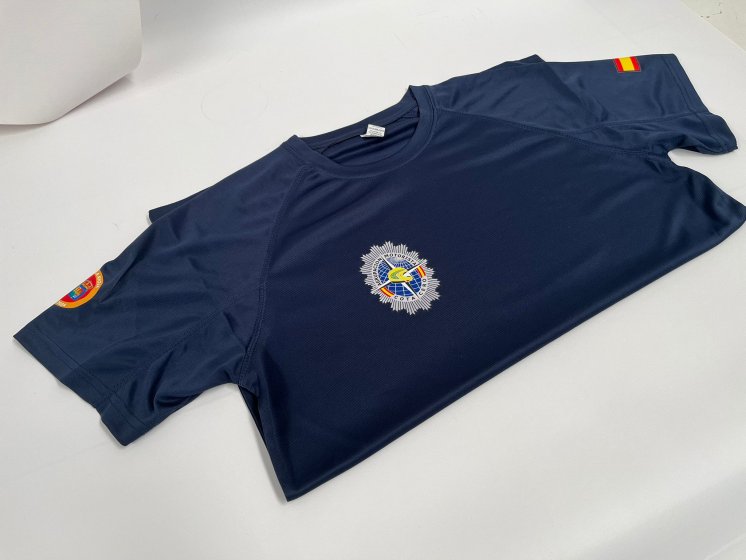 Camiseta técnica con grabación en transfer textil, para la Agrupación Motorista Cota Cero Sevilla.