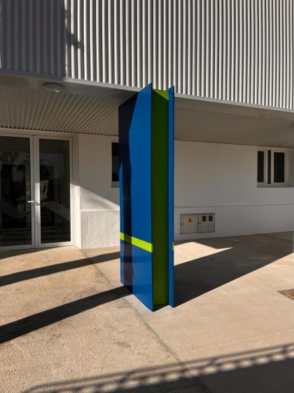 Tóten señalizadores en el recinto de Navantia. Trabajos para Fonsan-gestion Y Construccion SL de Sevilla.