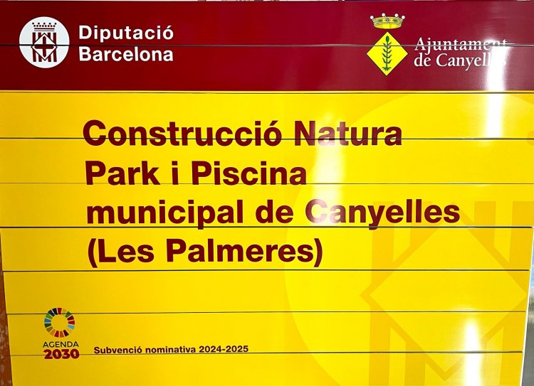 Valla panelable para la Diputación de Barcelona.
